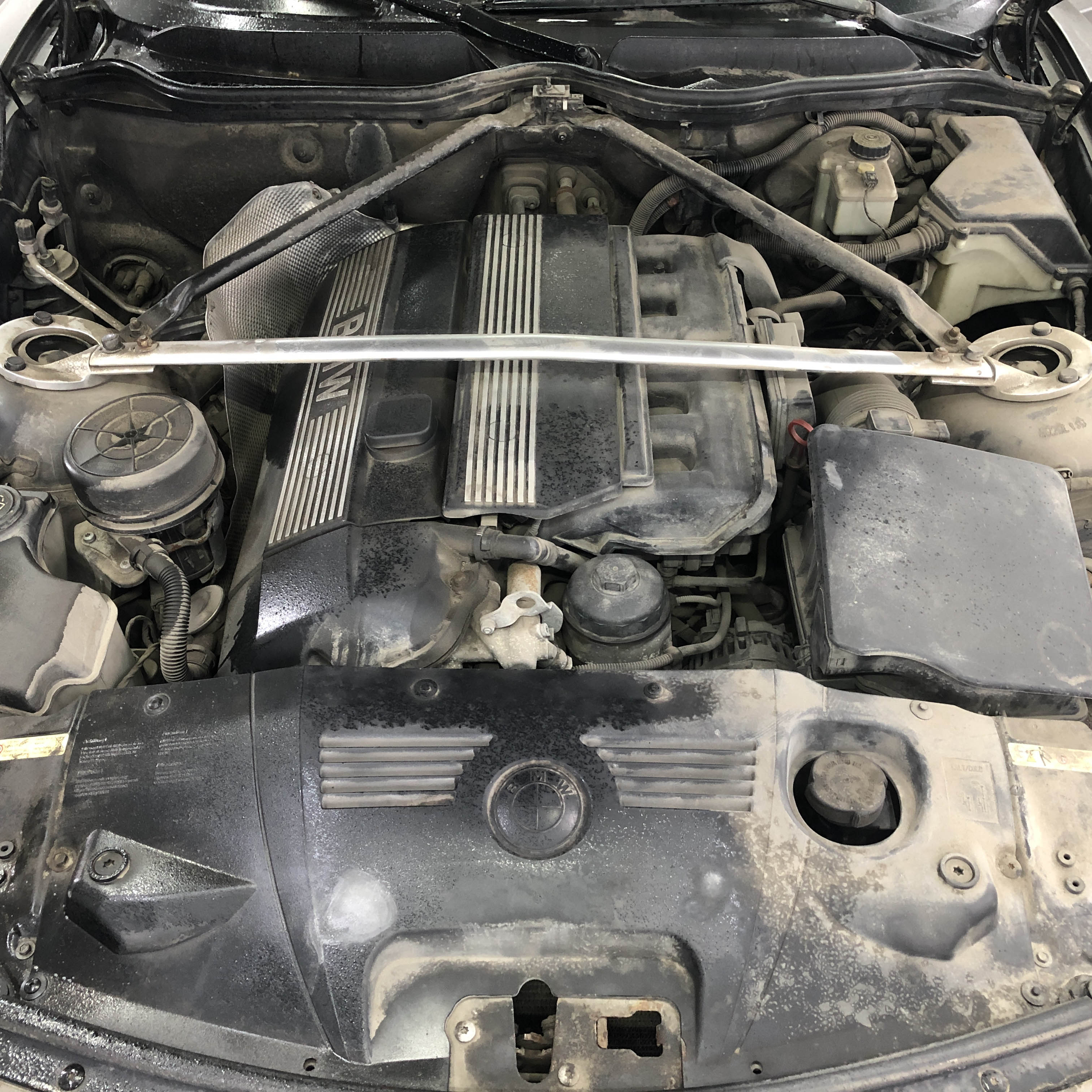 BMW Z4 - Мойка двигателя